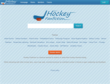 Tablet Screenshot of hockeyfanfiction.com